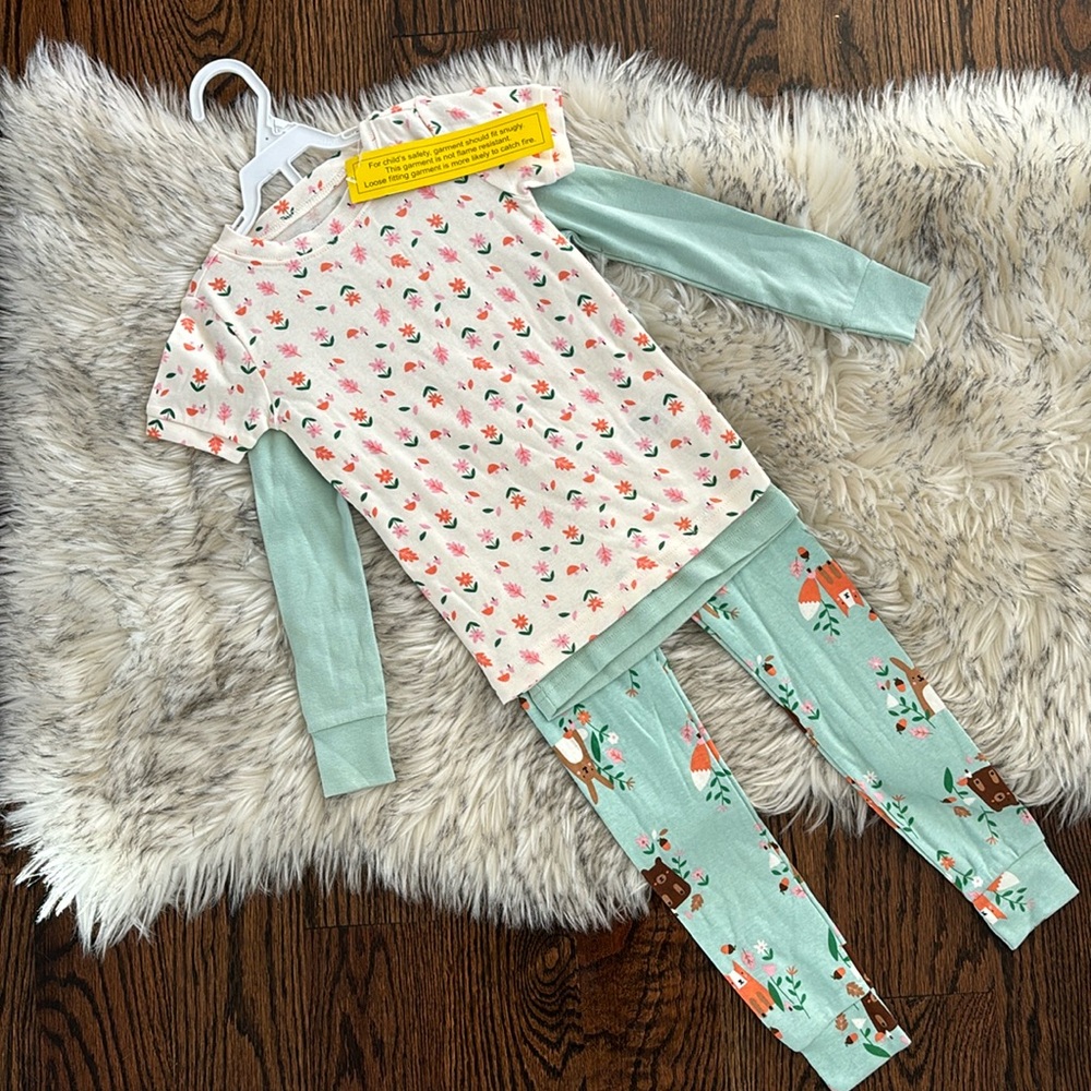 💕2/$30💕 4T NWT Toddler Girl Woodland Friends 3 Piece Set